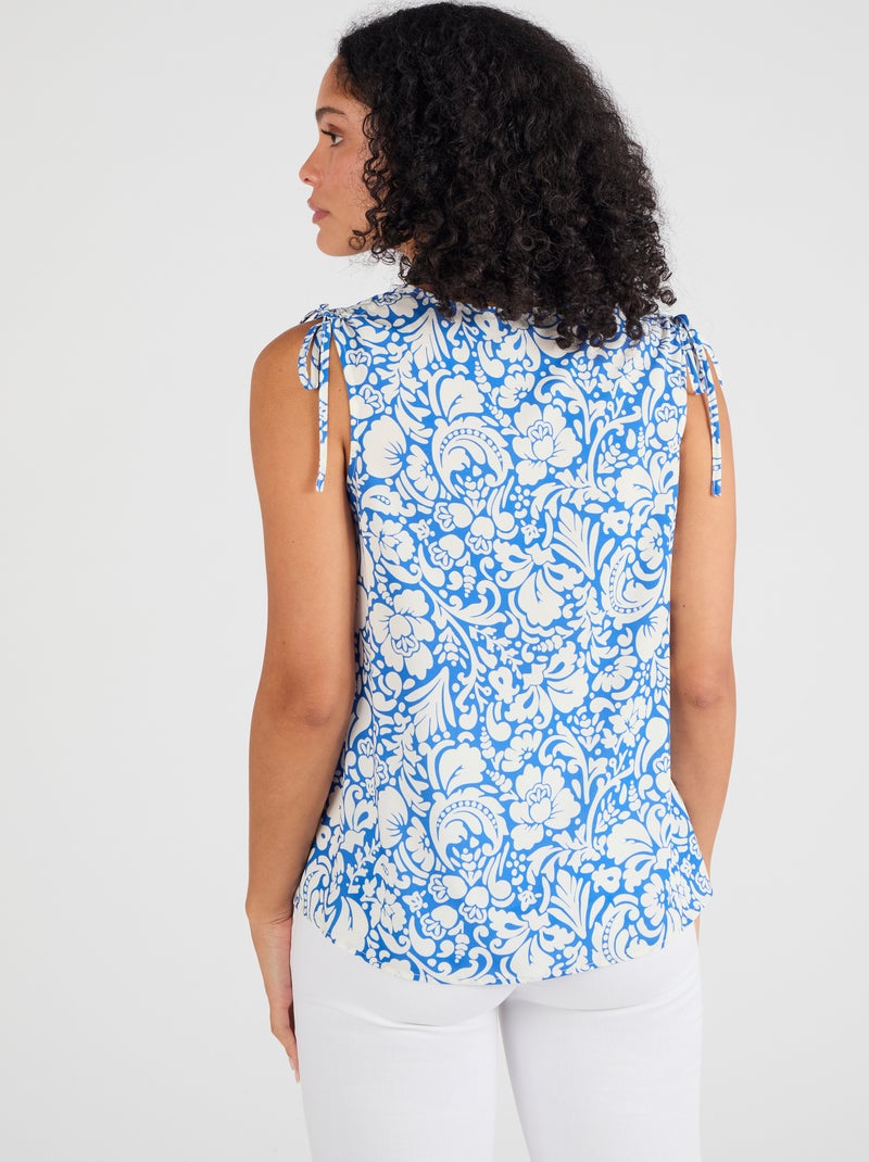 Top pure viscose Climatyl - Damart Bleu - Kiabi