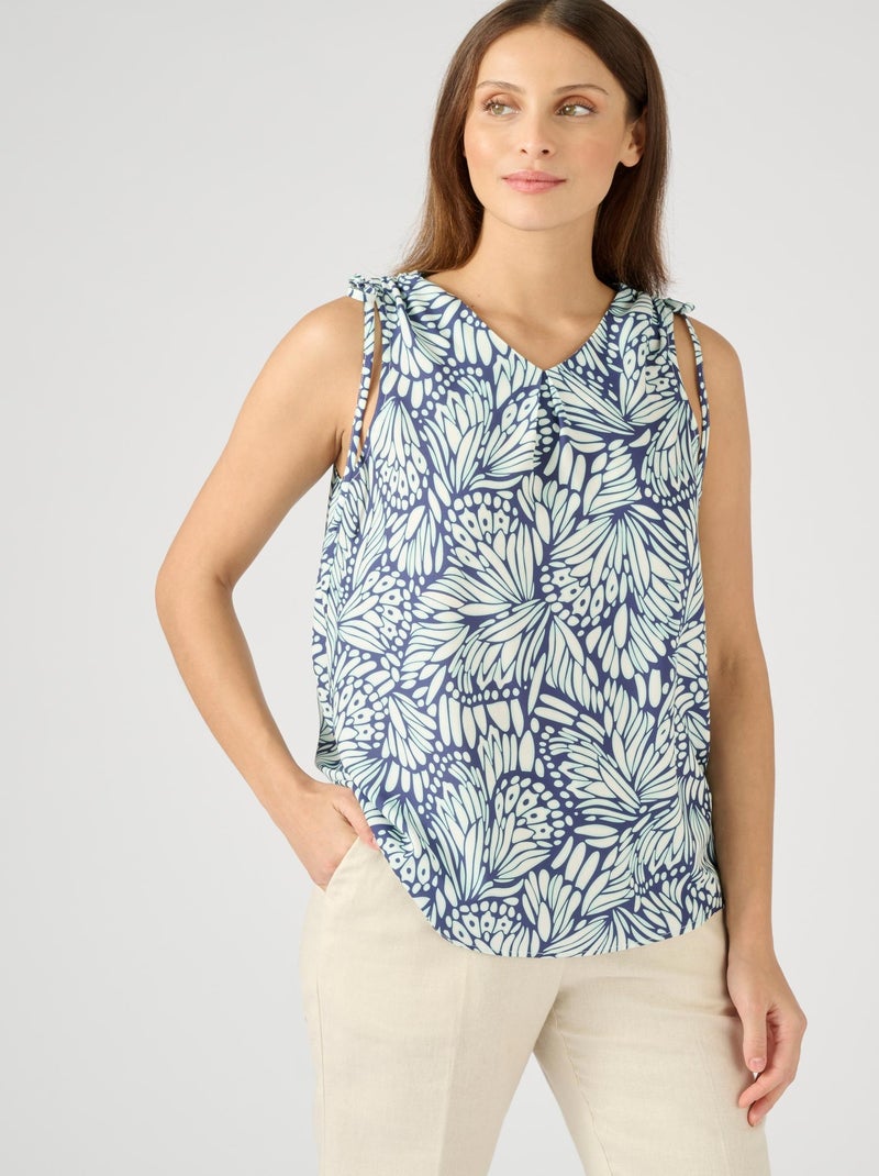 Top pure viscose Climatyl - Damart Bleu marine - Kiabi