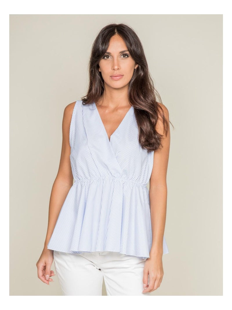 Top rayé FENOUIL Bleu - Kiabi