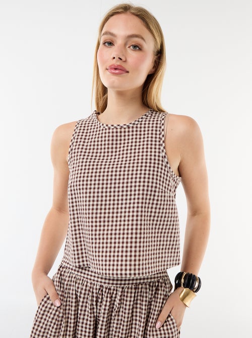 Kiabi Chemise Taille S CHEMISE FEMME °°° KIABI °°° SANS MANCHES TAILLE L
