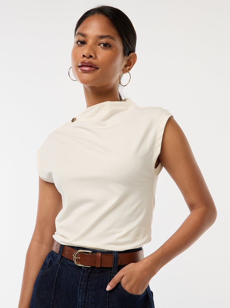 Chemise Blanche Surchemise Mango Femme Chemise Rayures Lyocell