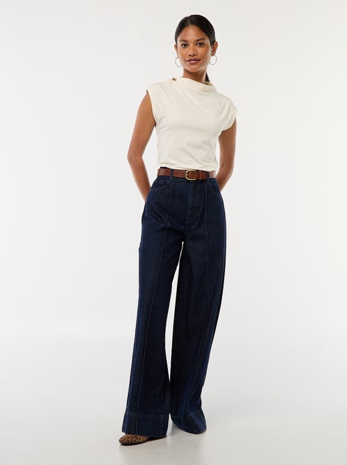 Top sans manches avec col montant - Kiabi