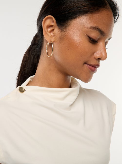 Top sans manches avec col montant - Kiabi