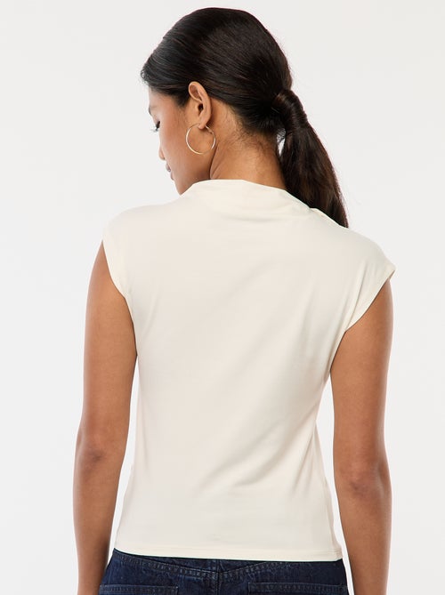 Top sans manches avec col montant - Kiabi