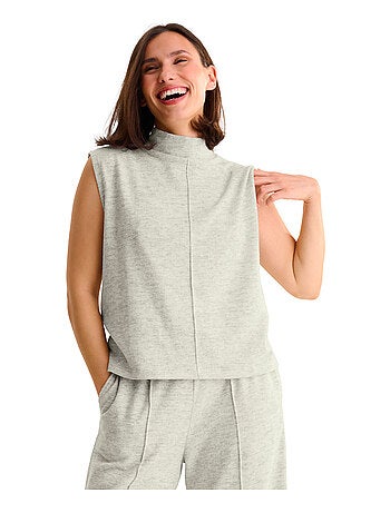 Top sans manches col montant ROSIE