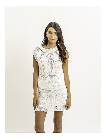 Top sans manches dentelle FOTAH
