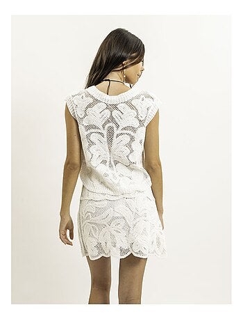 Top sans manches dentelle FOTAH