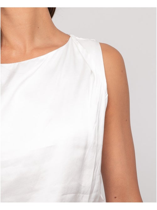Top sans manches effet satin FARESSIE - Kiabi