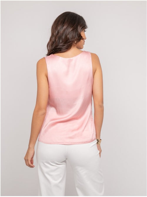 Top sans manches effet satin FARESSIE - Kiabi