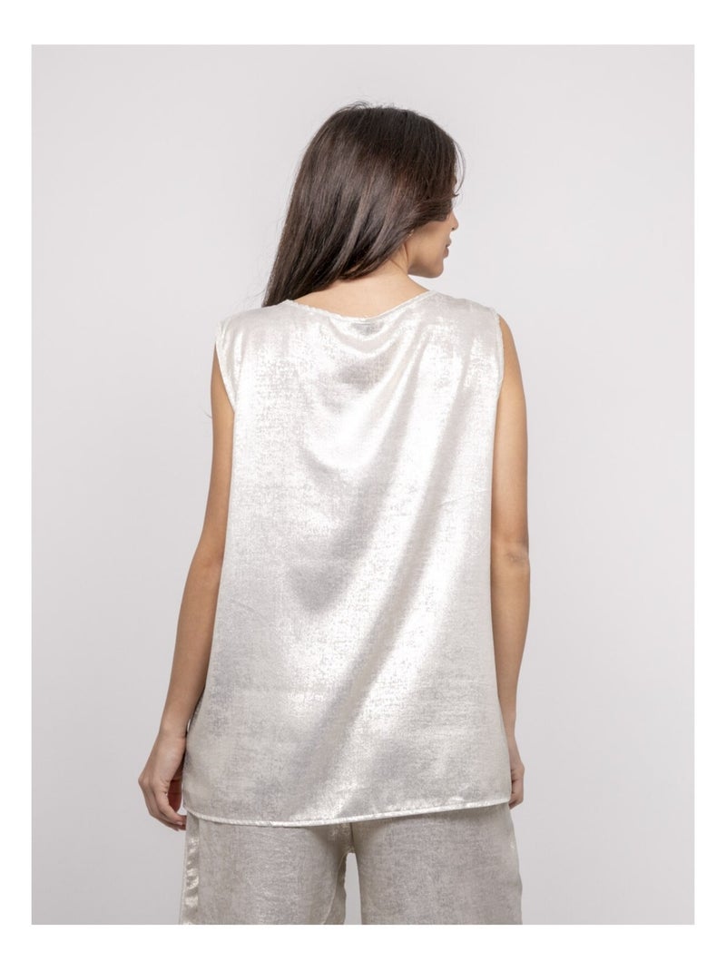Top sans manches FALETIE Argent - Kiabi