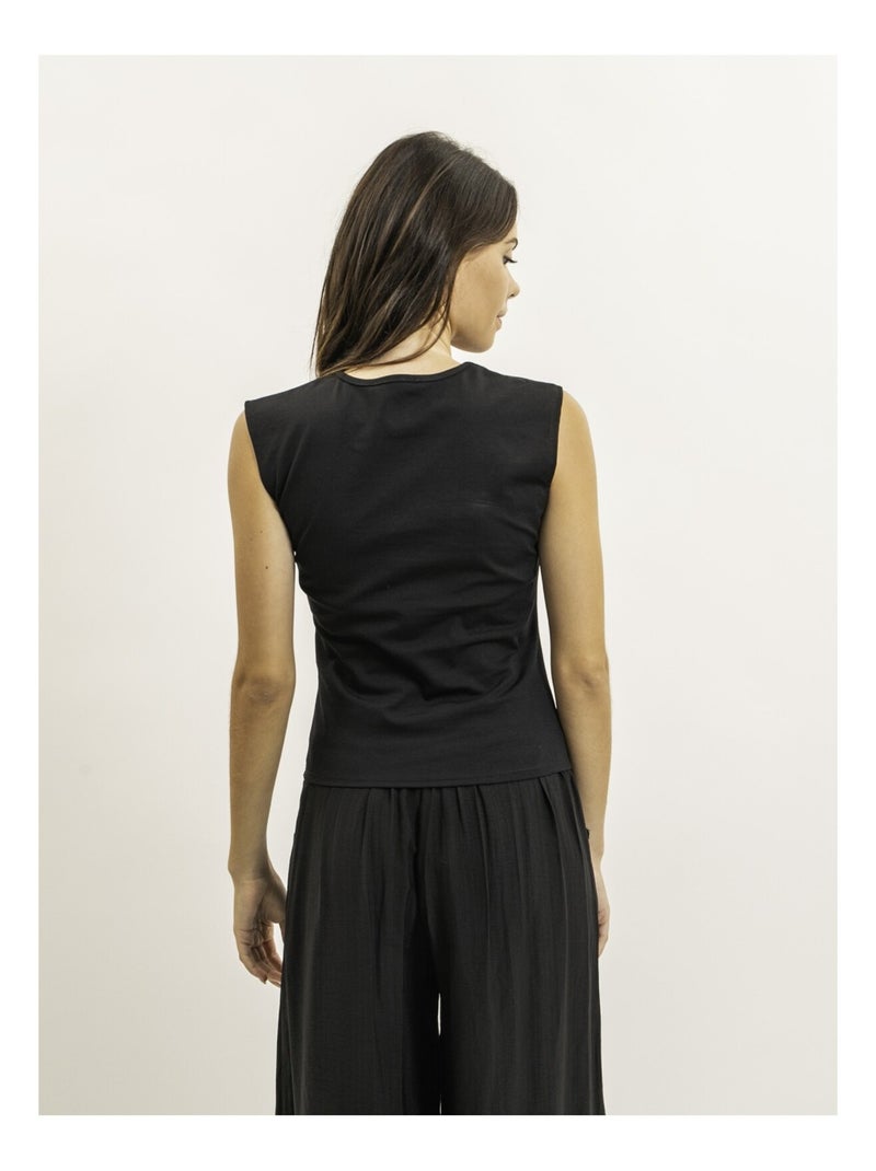 Top sans manches FARINIE Noir - Kiabi