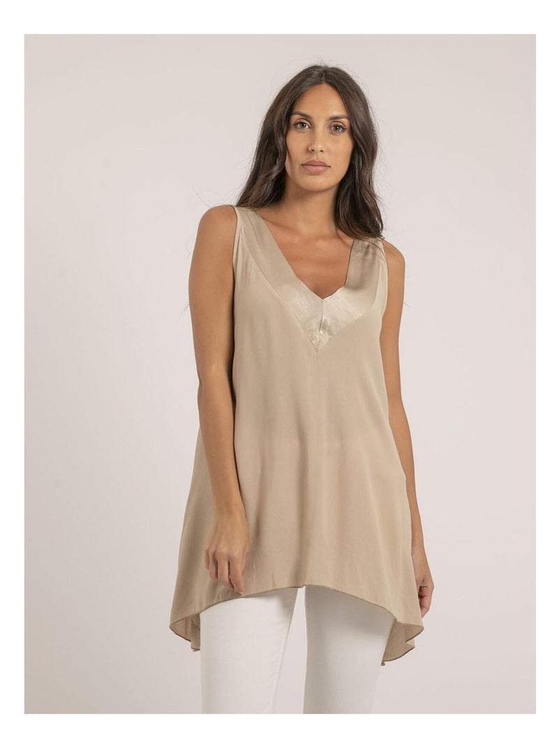 Top sans manches FORELA Beige - Kiabi