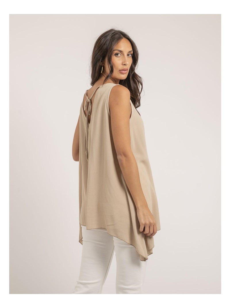 Top sans manches FORELA Beige - Kiabi