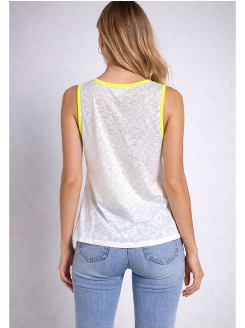 Top sans manches Kebello Jaune - Kiabi