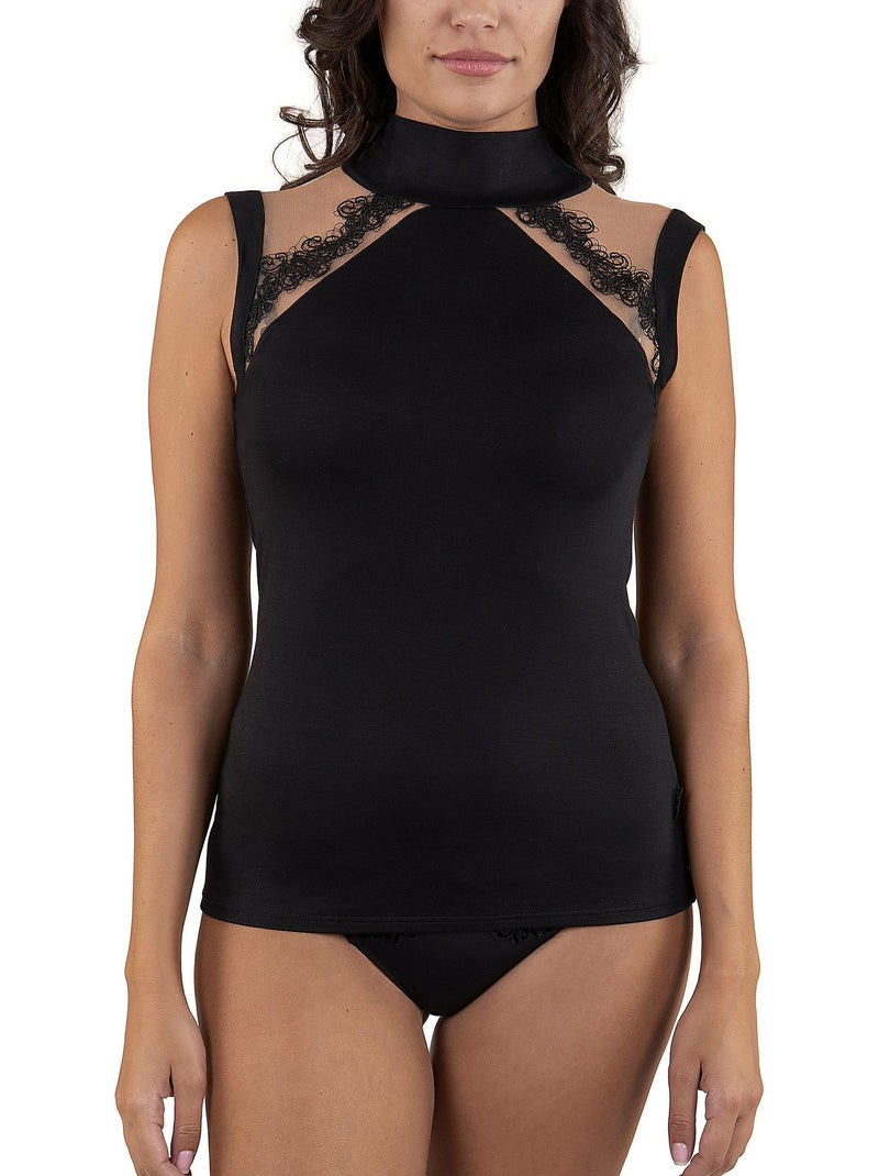 Top sans manches Luxury Dream Noir - Kiabi