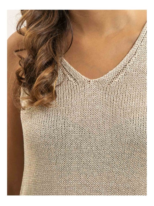 Top sans manches maille lurex KENATRA - Kiabi