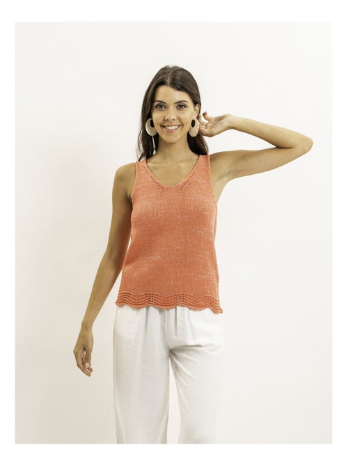 Top sans manches maille lurex KENATRA - Kiabi