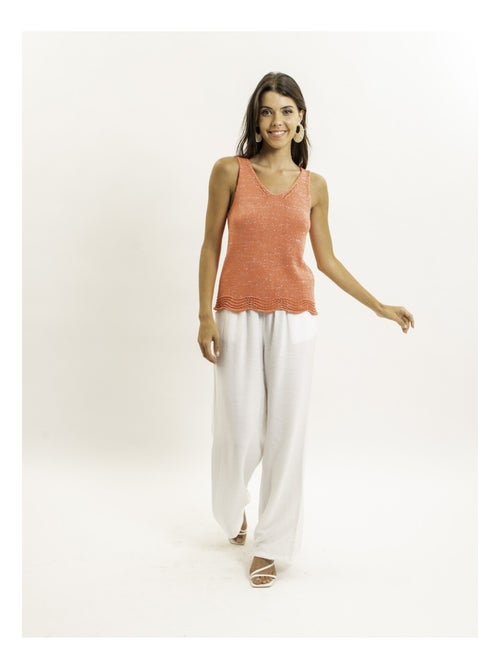 Top sans manches maille lurex KENATRA - Kiabi