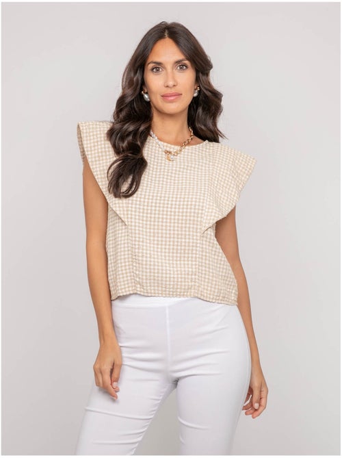 Top sans manches motif FOMELIE - Kiabi Top sans manches motif FOMELIE - Kiabi