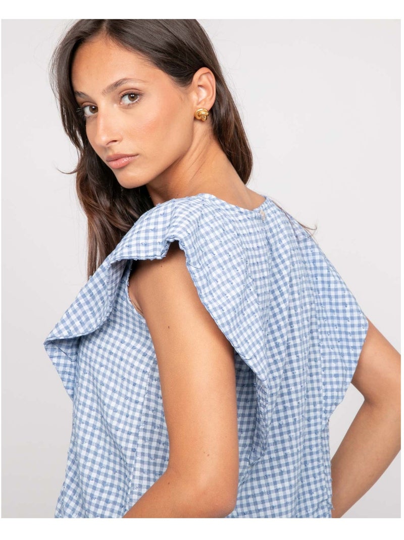 Top sans manches motif FOMELIE Bleu - Kiabi