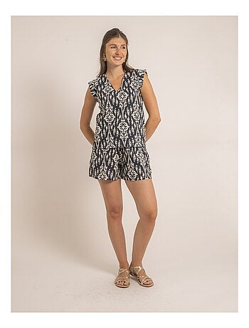 Top sans manches motifs FLAYA