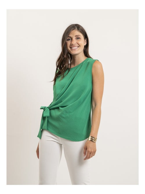 Top sans manches noeud FELIZE - Kiabi