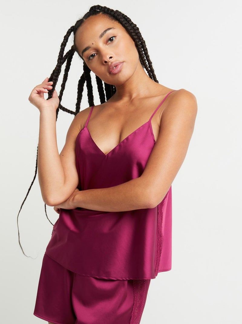 Top satin Chimene - RougeGorge Lingerie Rouge - Kiabi