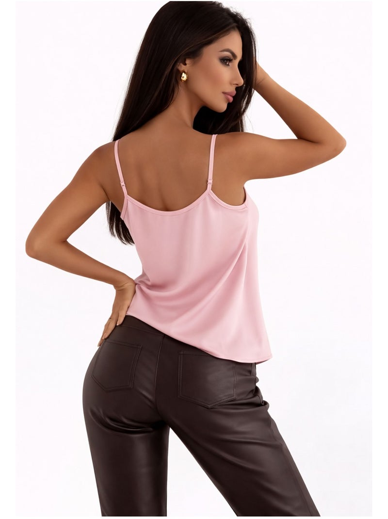 Top Satiné Kebello Rose - Kiabi