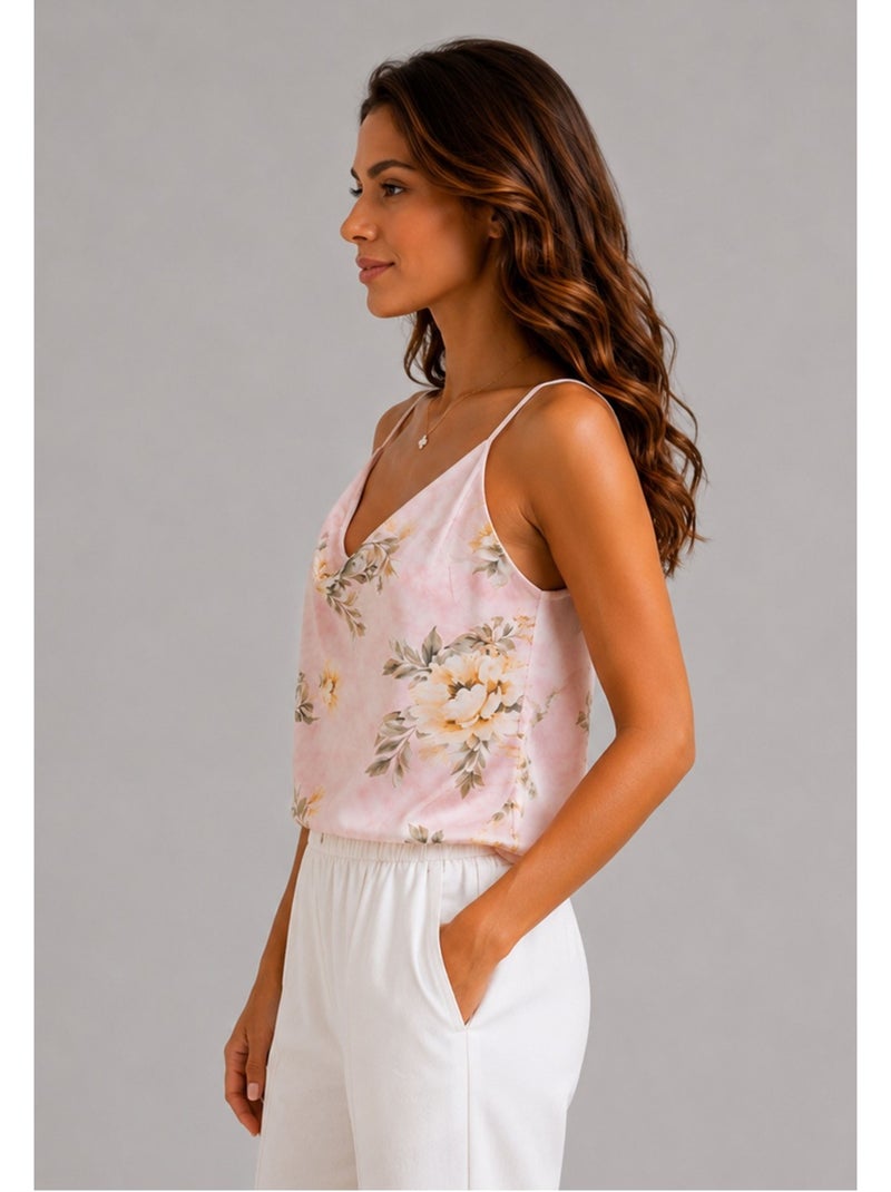 Top Satiné Kebello Rose - Kiabi