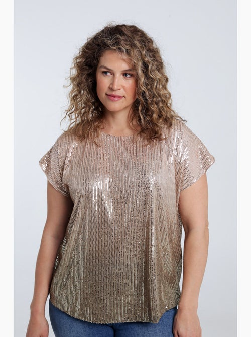 Top sequins dégradé de couleur PAPRIKA - Kiabi Top sequins dégradé de couleur PAPRIKA - Kiabi