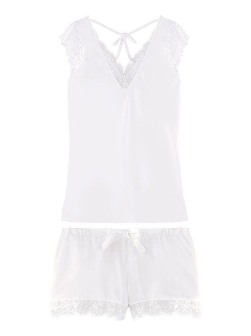 Top + short DALLAS - Pomm'Poire Blanc - Kiabi