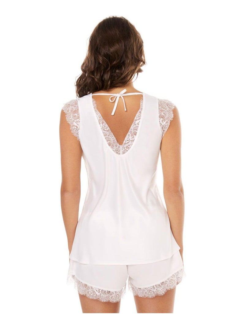 Top + short DALLAS - Pomm'Poire Blanc - Kiabi