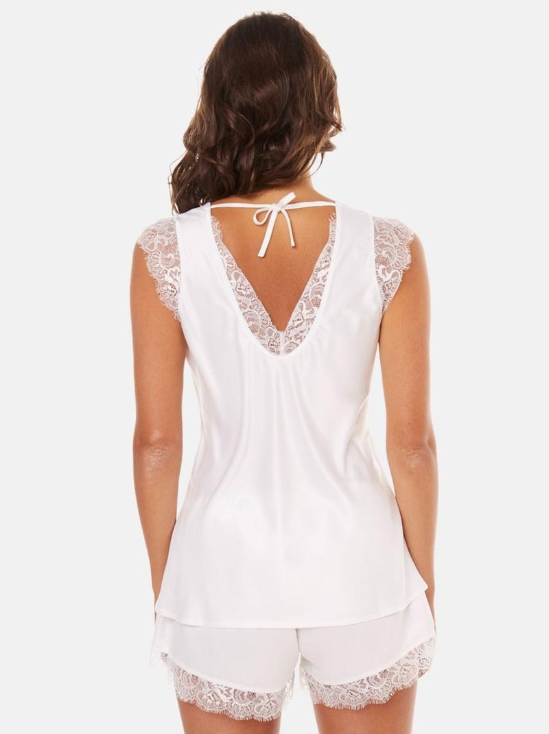 Top + short DALLAS - Pomm'Poire Blanc - Kiabi