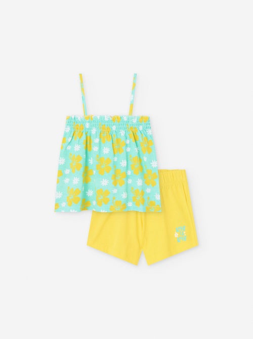 Top + Short Floral - Kiabi
