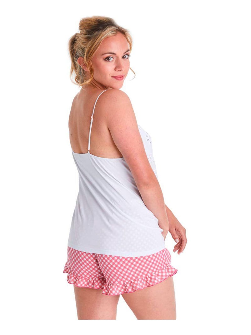 Top short JOLIE BB - Brigitte Bardot Lingerie Blanc - Kiabi