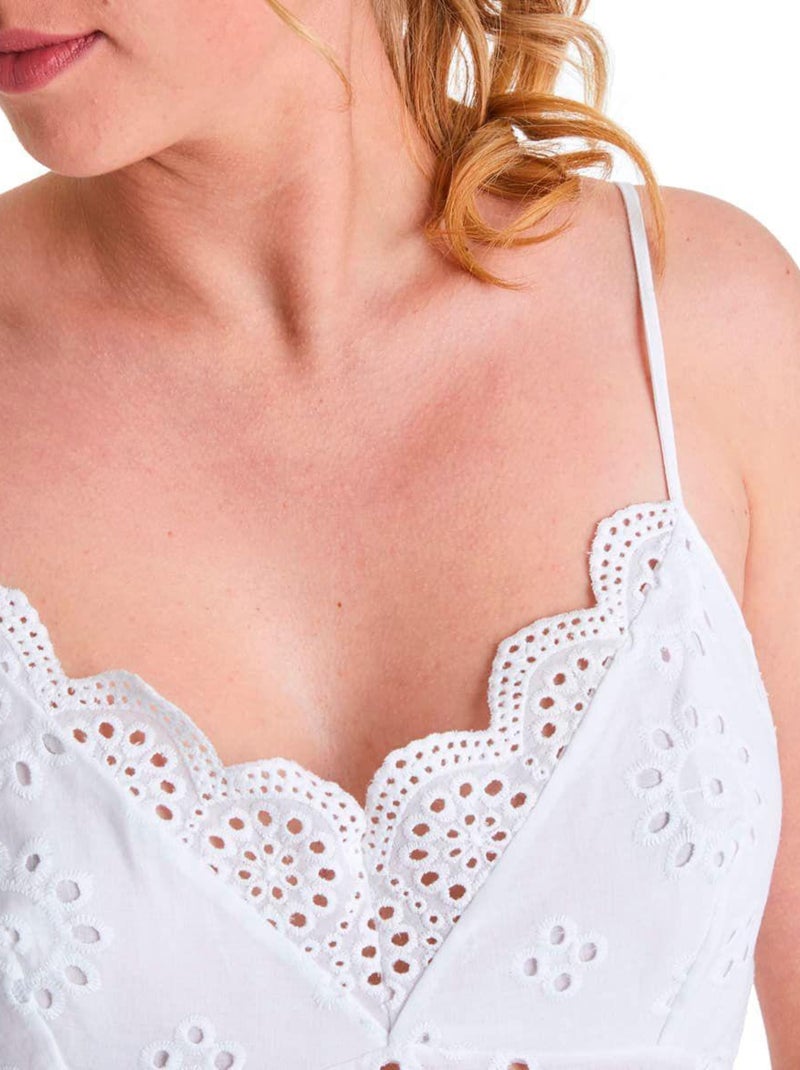 Top short JOLIE BB - Brigitte Bardot Lingerie Blanc - Kiabi