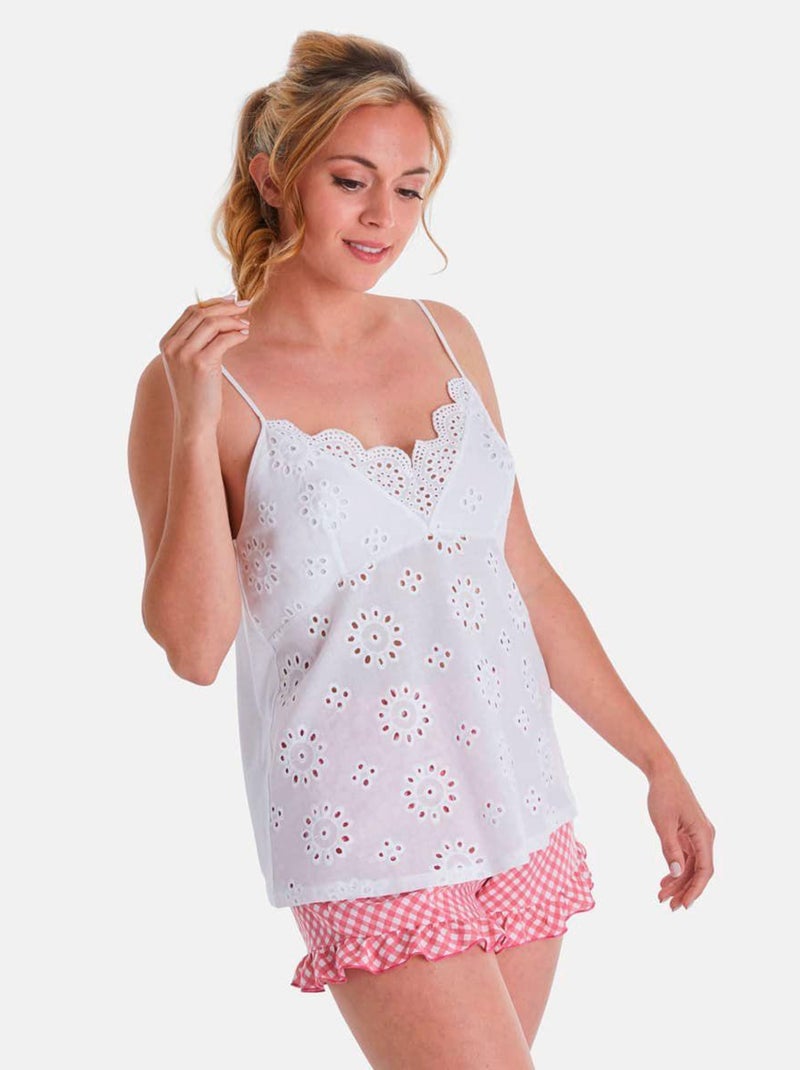 Top short JOLIE BB - Brigitte Bardot Lingerie Blanc - Kiabi