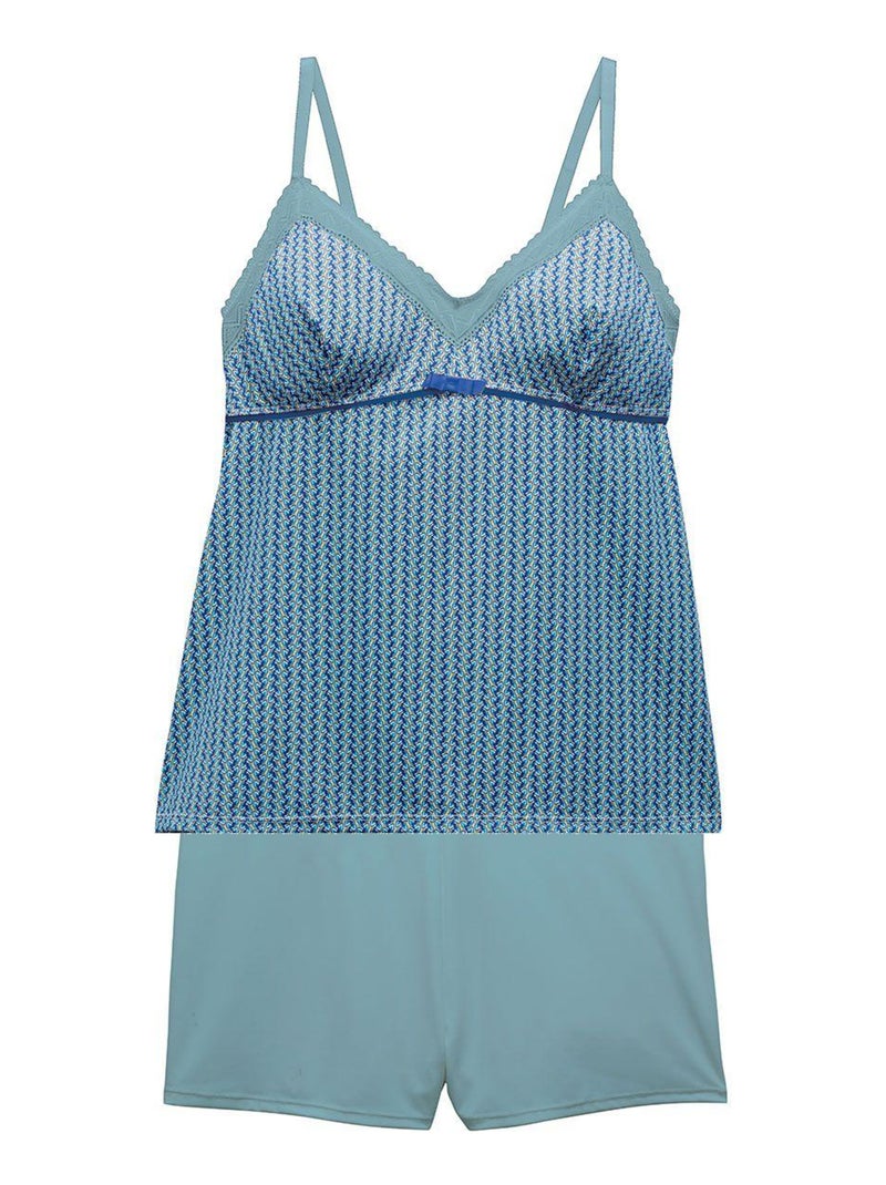Top-short ROSE - Pomm'Poire Bleu - Kiabi