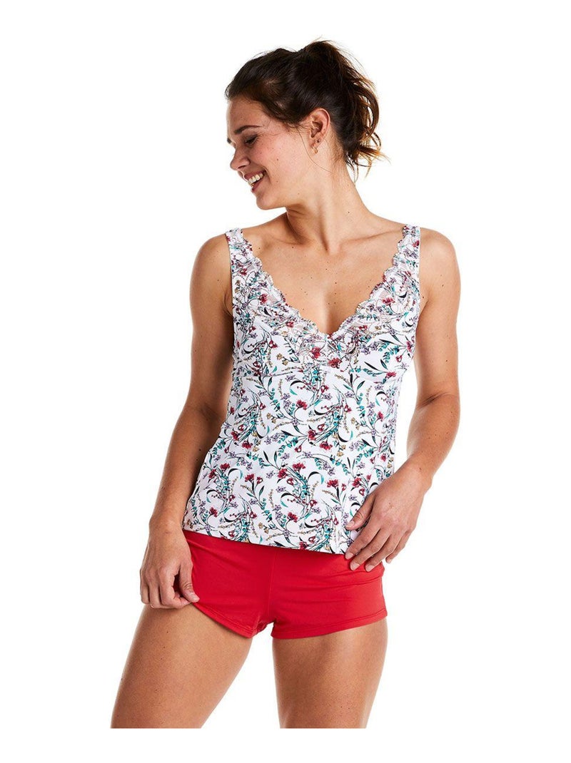 Top-short UNIVERS - Pomm'Poire Rouge - Kiabi