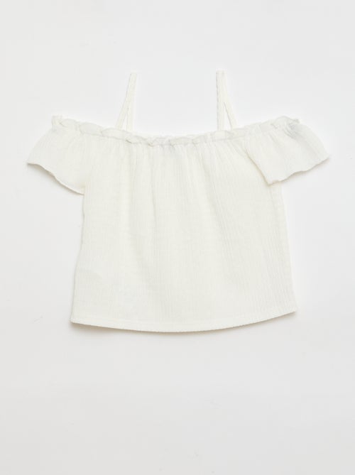Top smocké à fines bretelles - Kiabi