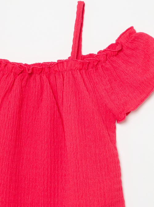 Top smocké à fines bretelles - Kiabi