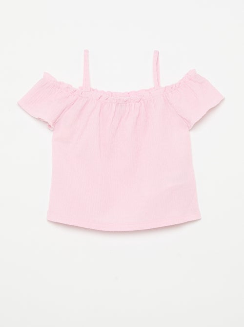 Top smocké à fines bretelles - Kiabi
