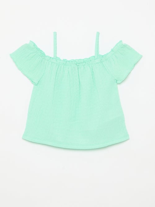 Top smocké à fines bretelles - Kiabi