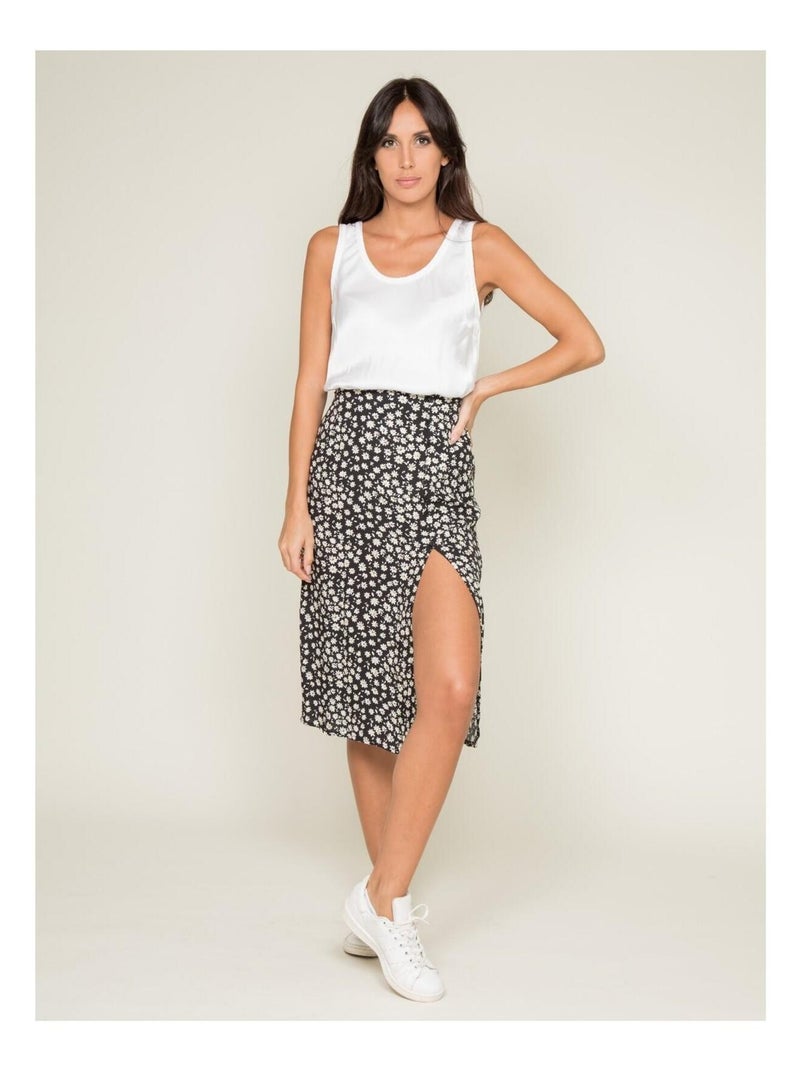 Top soyeux FIRENZ Ecru - Kiabi