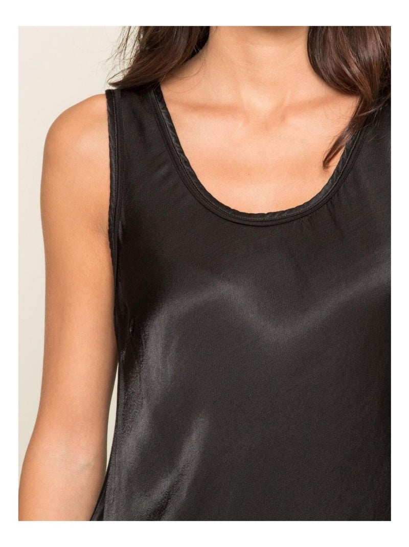 Top soyeux FIRENZ Noir - Kiabi