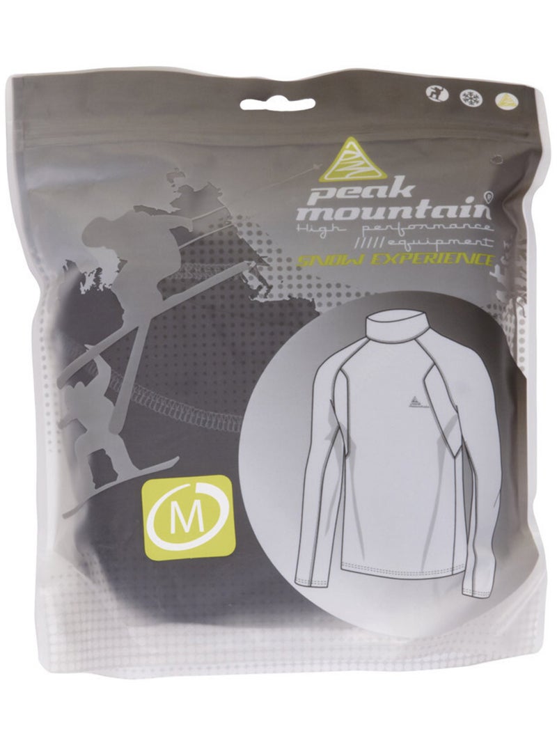 Top technique 1ère peau   CANJO - PEAK MOUNTAIN Noir Noir - Kiabi