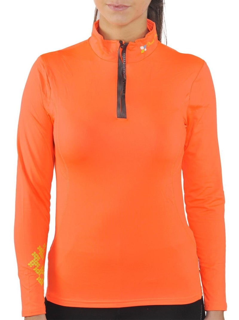 Top technique   ANELI - PEAK MOUNTAIN Orange corail - Kiabi