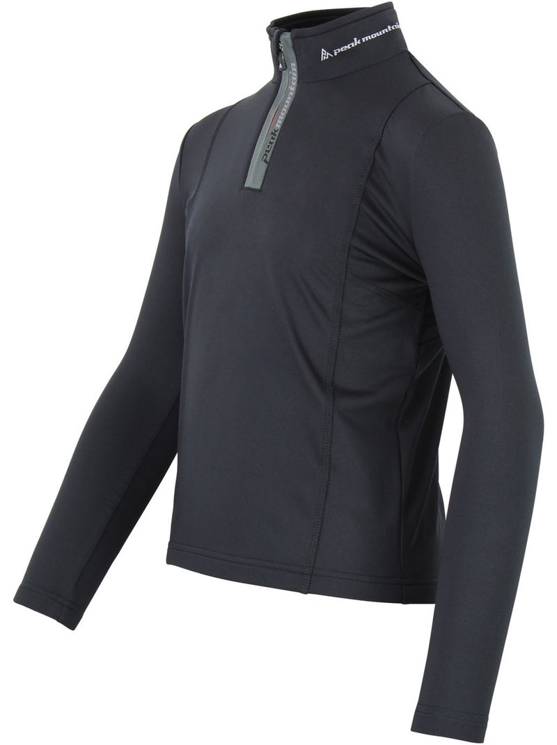 Top technique ECANEVI - PEAK MOUNTAIN Noir Noir - Kiabi