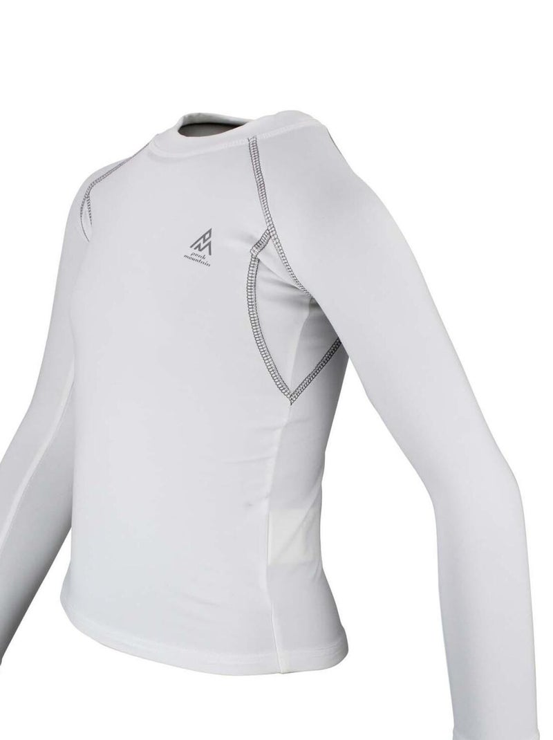 Top technique enfant mixte ECANJIMIX - PEAK MOUNTAIN Blanc - Kiabi