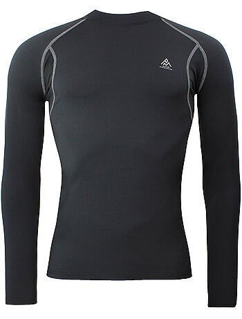 T-shirt Kangol Manches Longues – Homme, Blanc, Taille S (0232, Décontracté)